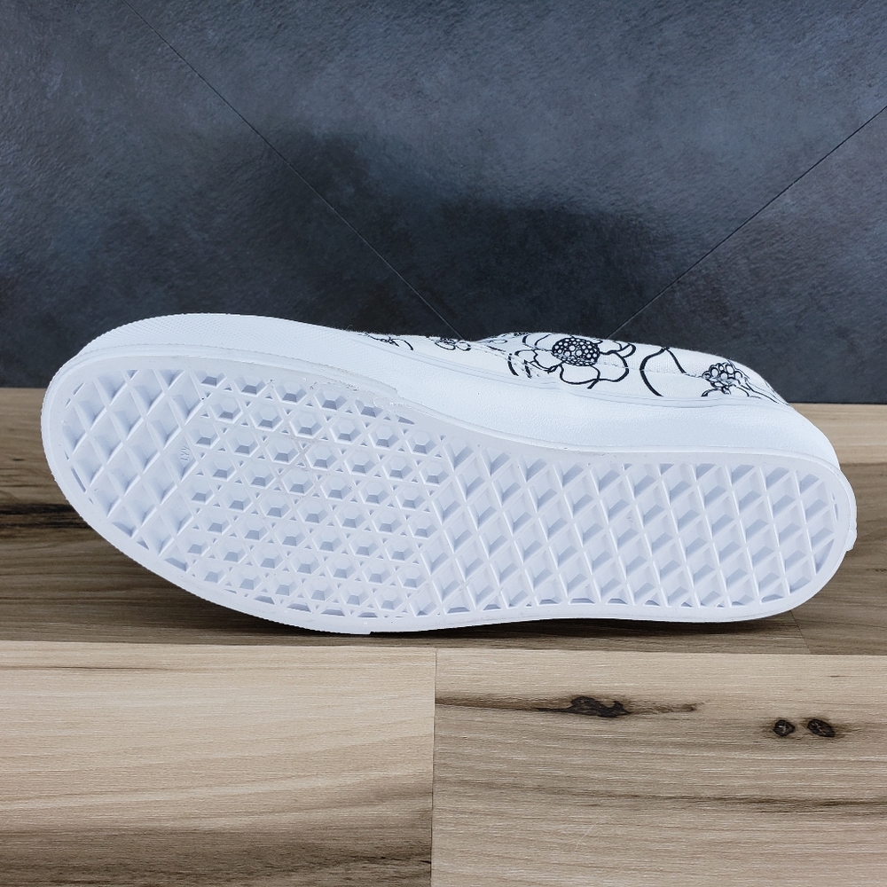 VANS ERA U-color Floral White Low Top Sneakers - Picture 11 of 11